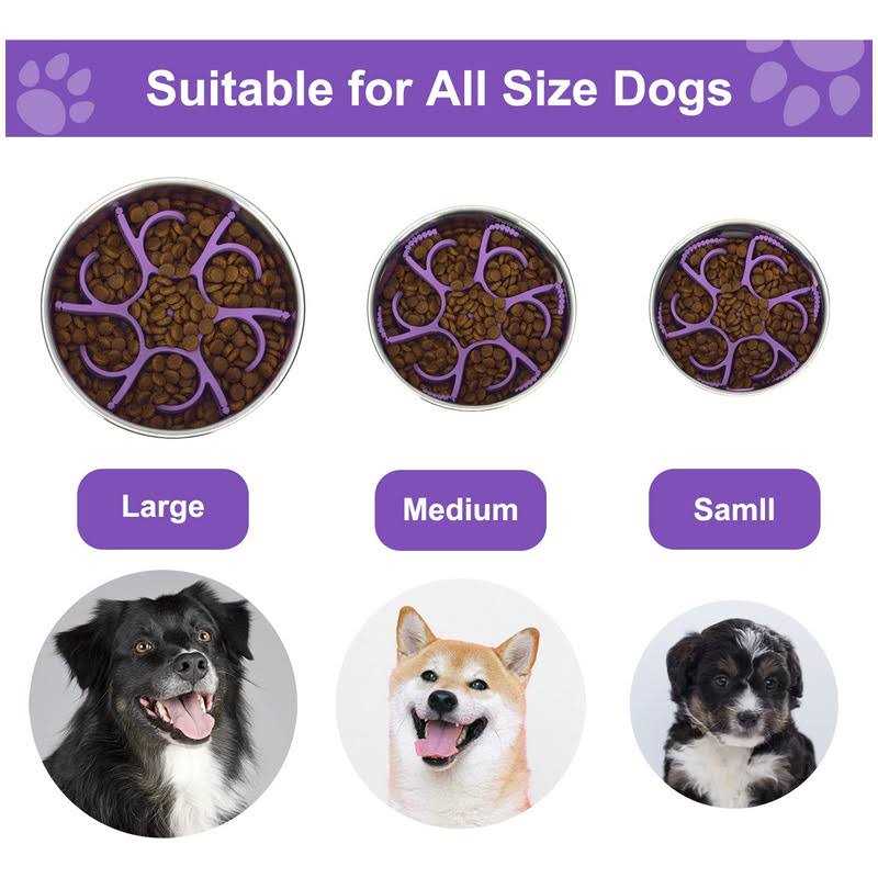 Silicone Spiral Dog Slow Feeder Dog Bowls D791250