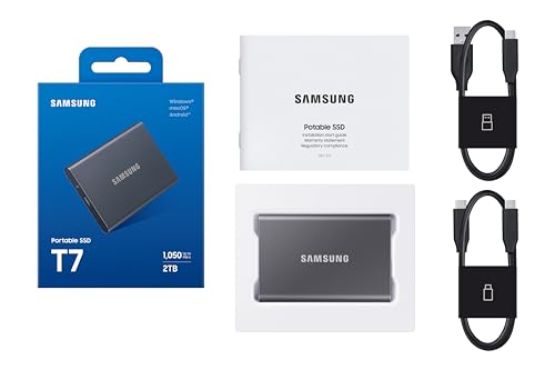 1TB Portable External Solid State Drive, Gray K76086