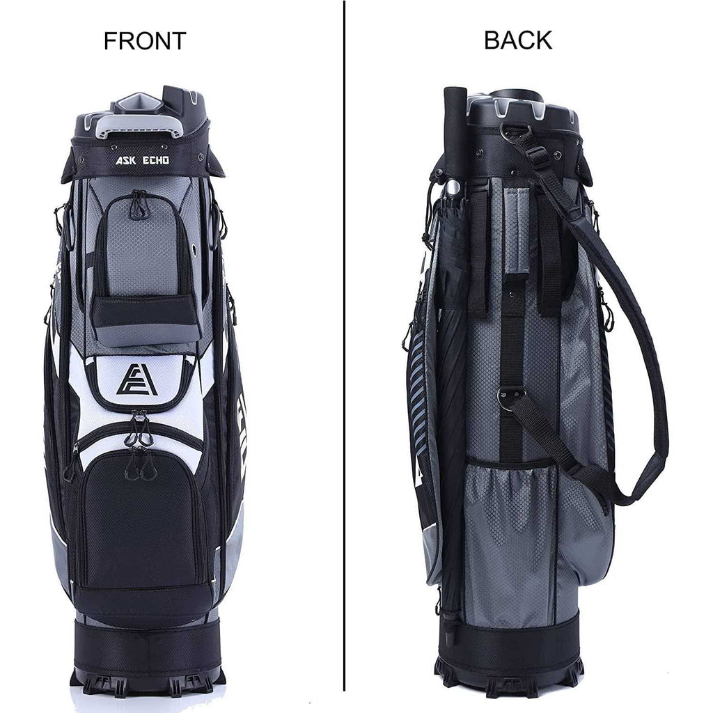 14 Way Organizer Golf Cart Bag with Rain Cover D6268