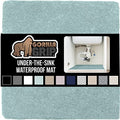 Gray 28 x 22 in Waterproof Silicone Under Sink Mat W419627