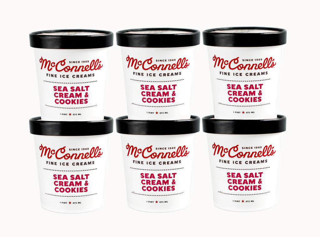 Sea Salt Cream & Cookies Ice Cream, 16 oz. (6 Ct) P7246