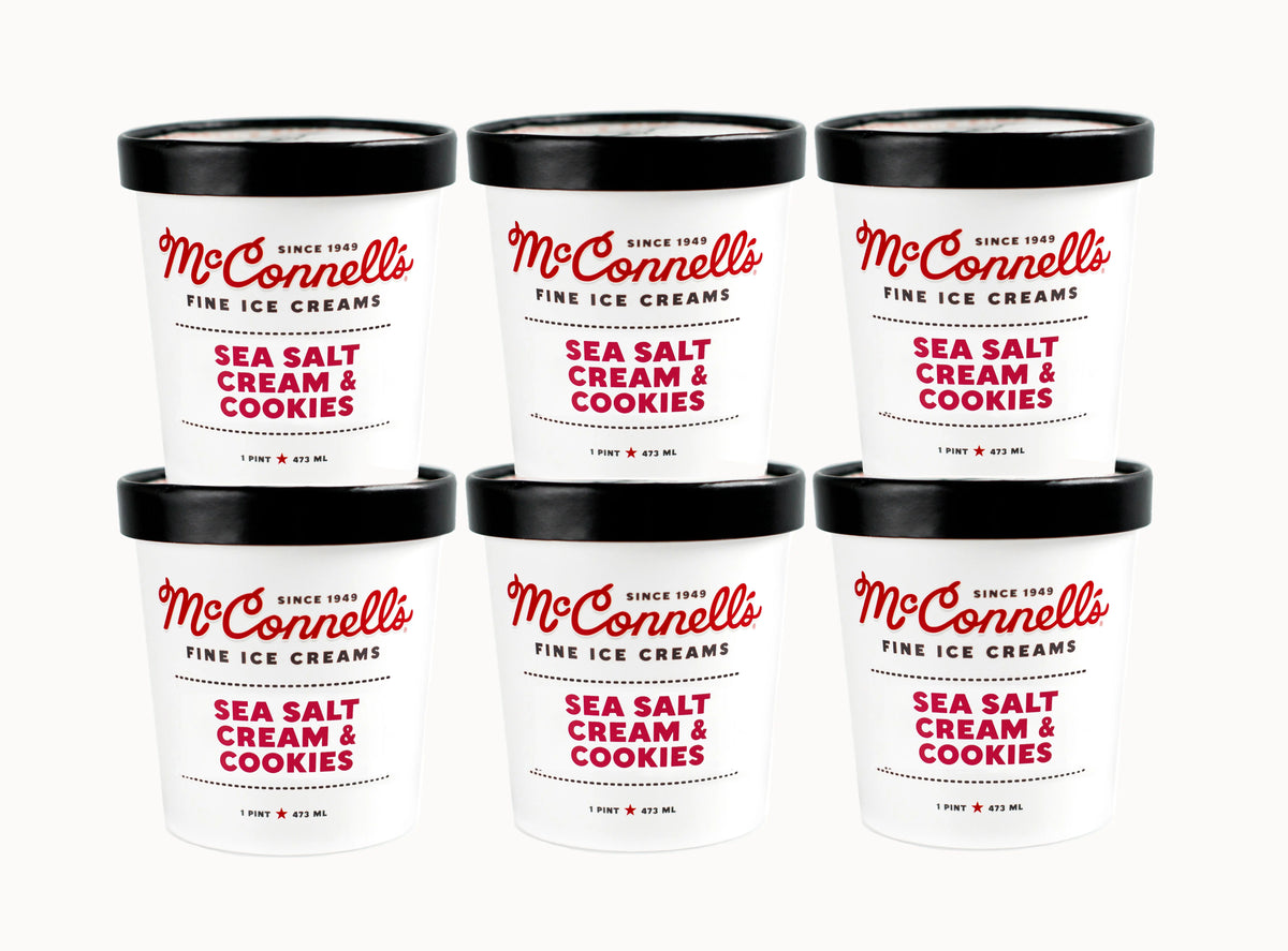 Sea Salt Cream & Cookies Ice Cream, 16 oz. (6 Ct) P7246