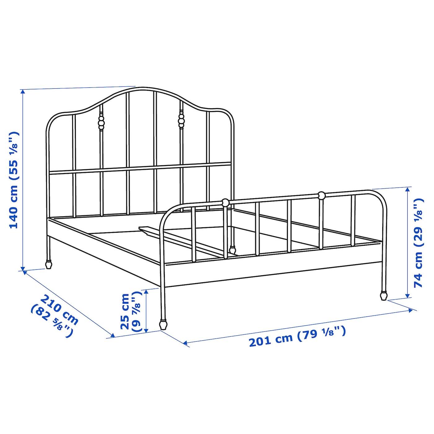 Black King Bed Frame F637047