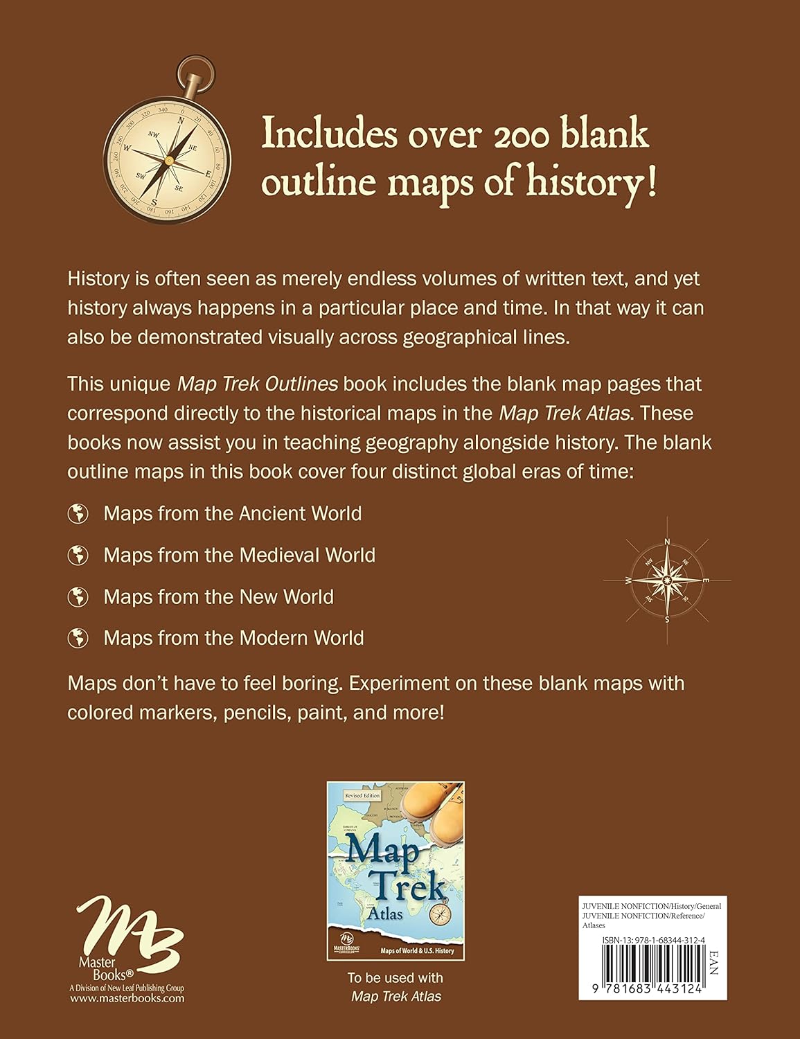 Map Trek: Outlines (Student Activities) X643553