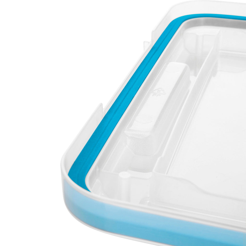 7.5 Quart Clear Plastic Storage Box with Lid (6 Pack) Q88815