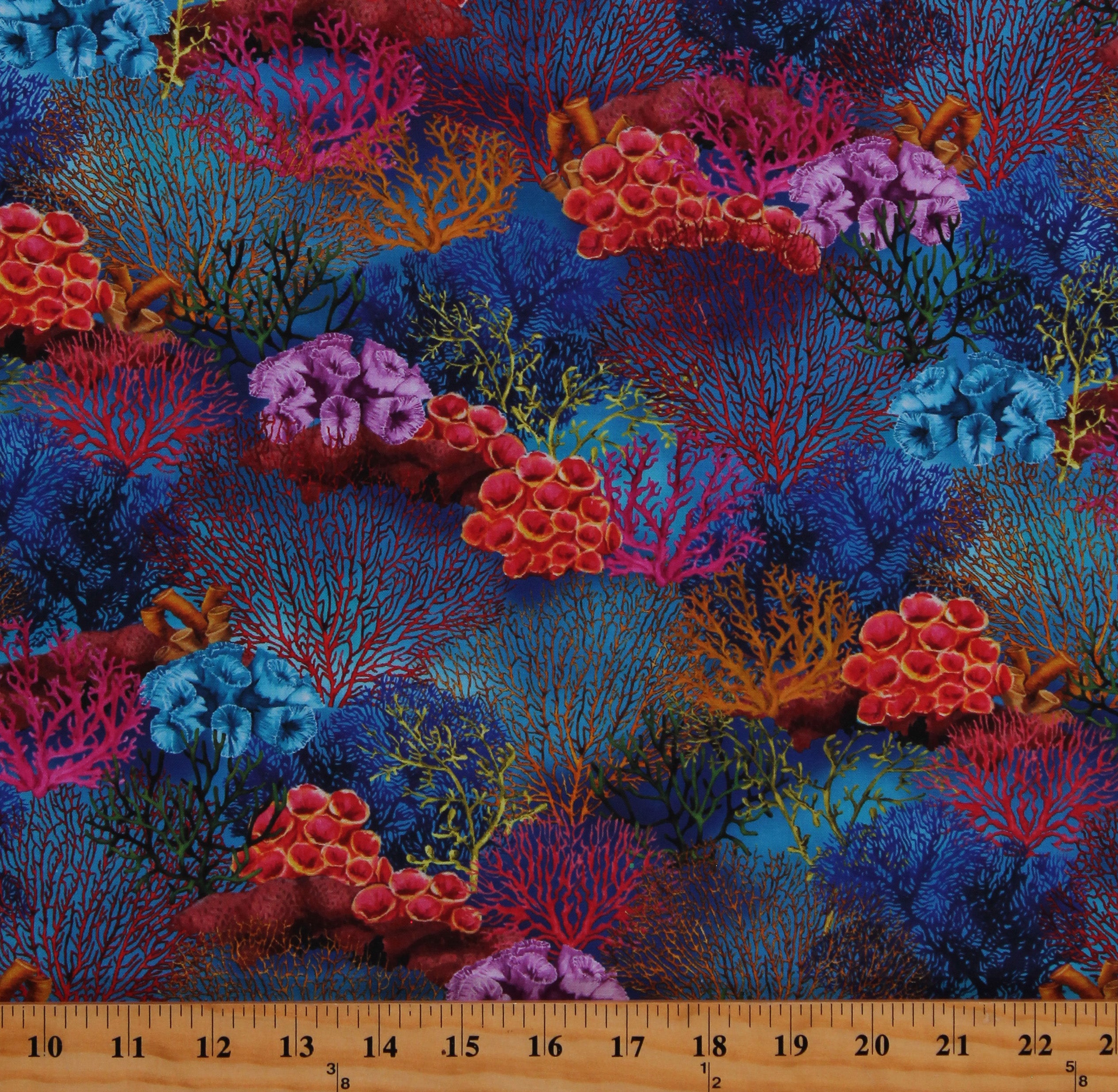 Cotton Fabric Print by the Yard Z752