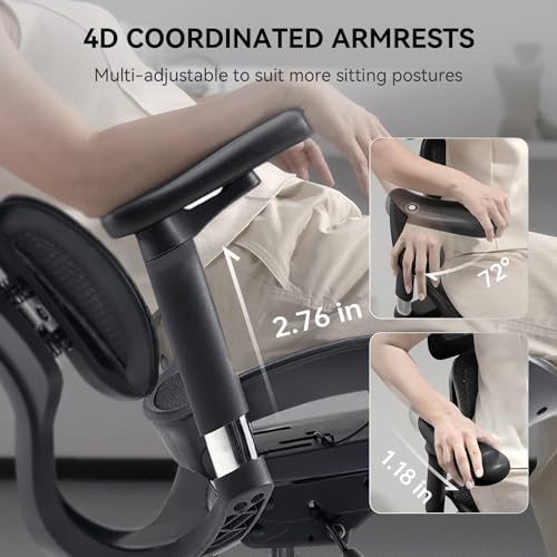 White Italian Velvet Mesh Ergonomic Office Chair D790