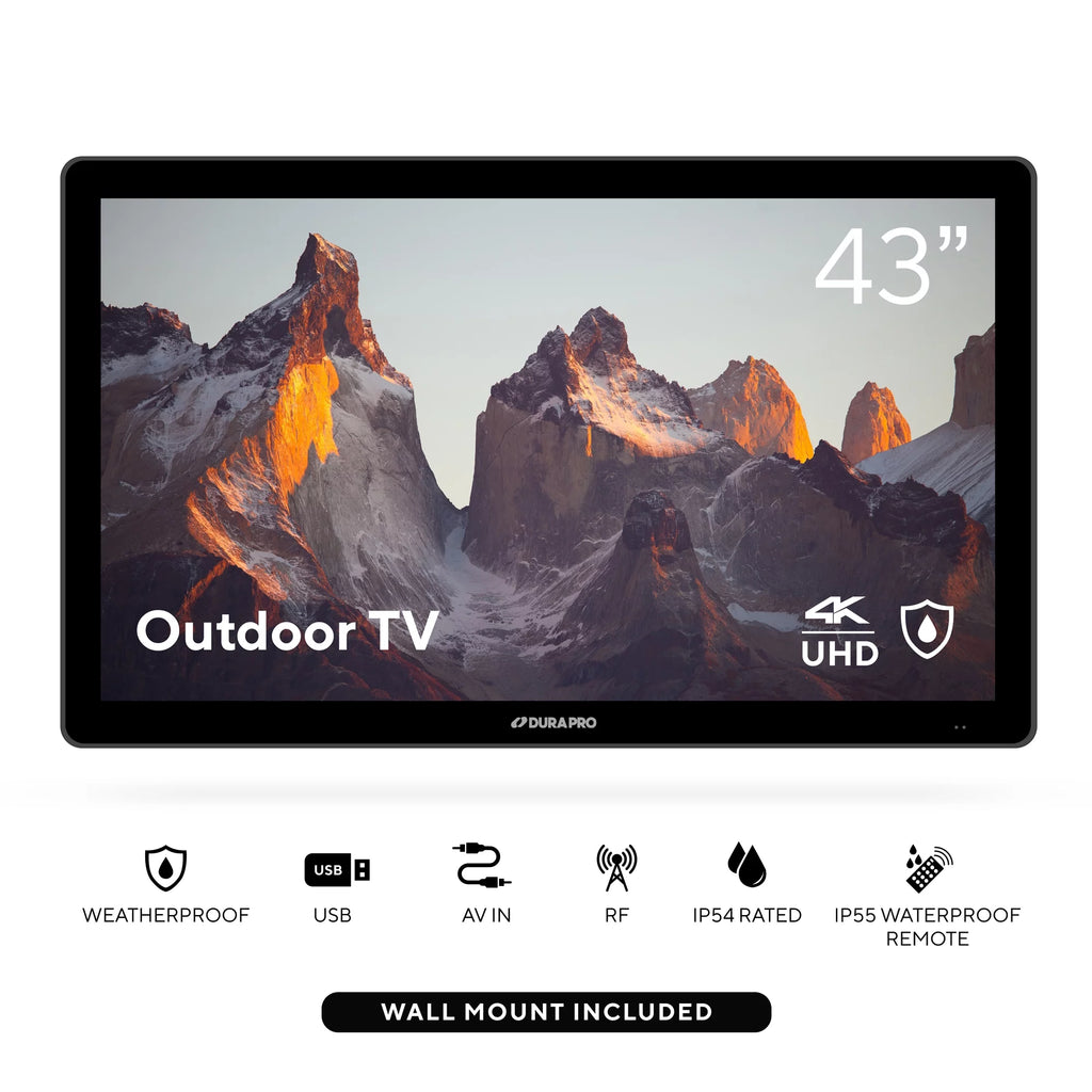 43" Outdoor Partial Shade 4K UHD LED TV with Waterproof Remote M95294
