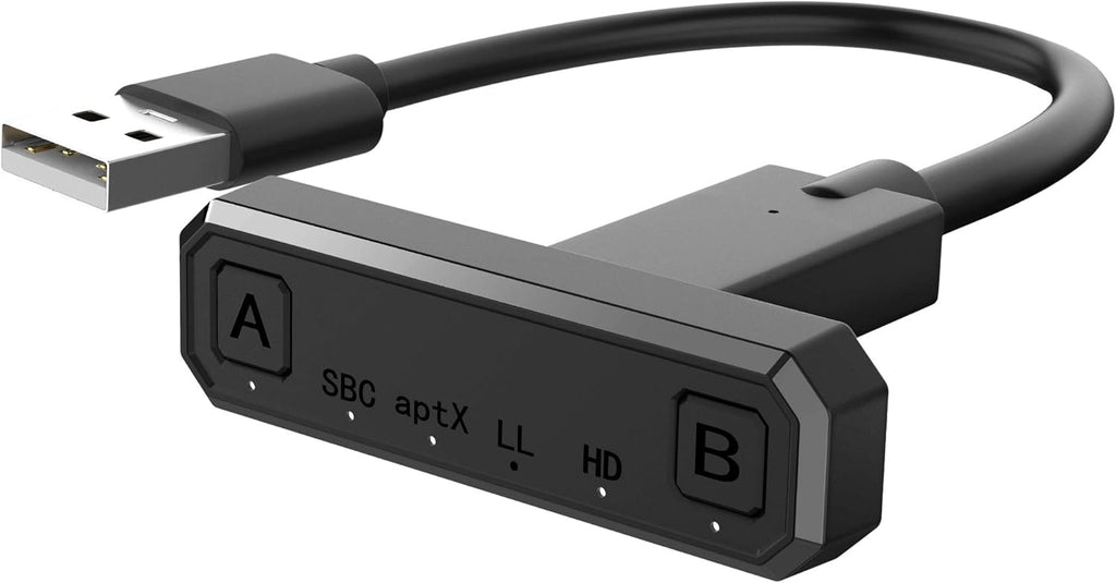 Bluetooth 5.0 2-in-1 Wireless Bluetooth Adapter with Display Screen G546303