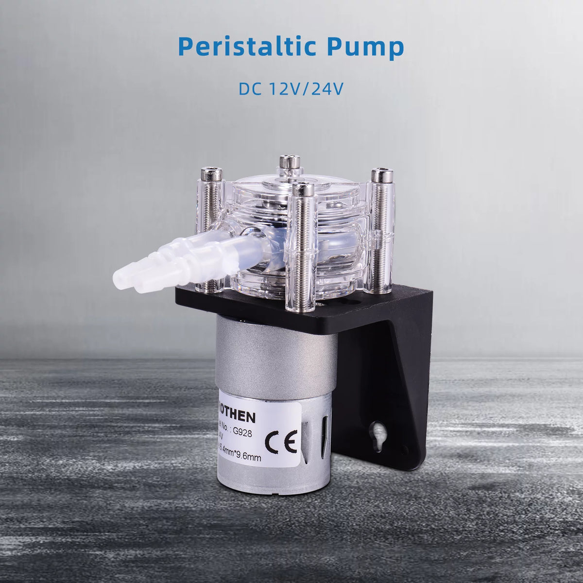 DC 12V Peristaltic Pump with Silicone Tubing J934