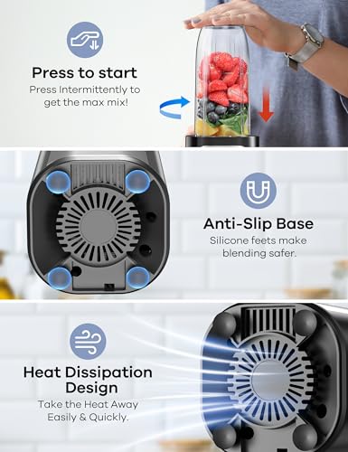 14Pcs Personal Blender with 3 Portable Cups K95842