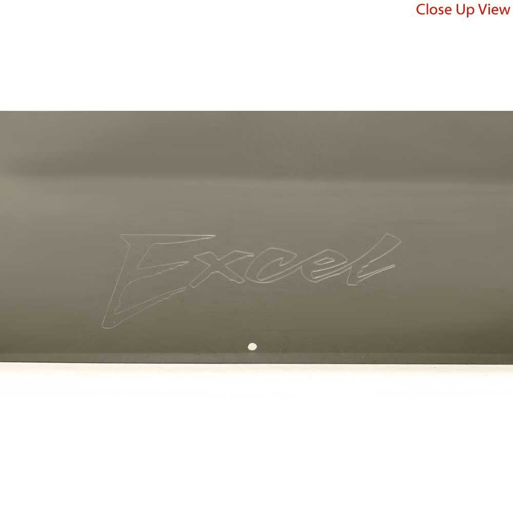 25 1/4 Inch Smoke Plexiglass Boat Windshield F211