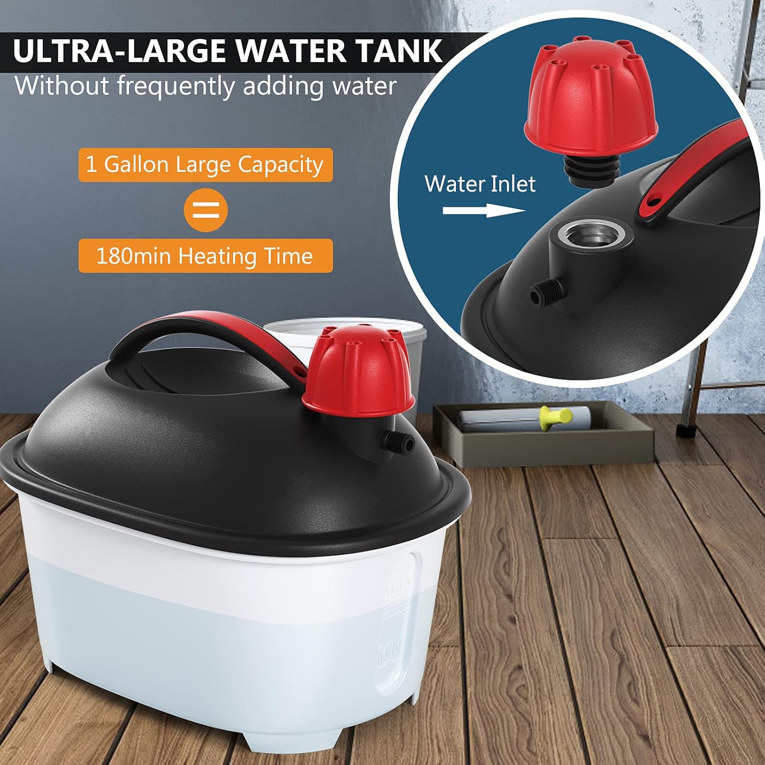 Wallpaper Steamer with 10FT Hose & Large Steam Plate H618488