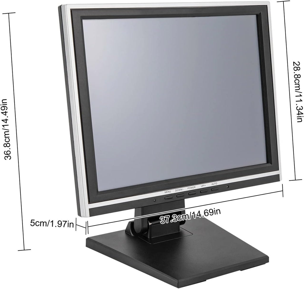 15" LCD Touch Screen Monitor with Adjustable Multi-Touch USB Interface D953