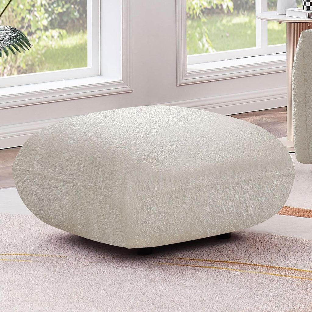 Beige Sectional Sofa with Moveable Ottoman K227653