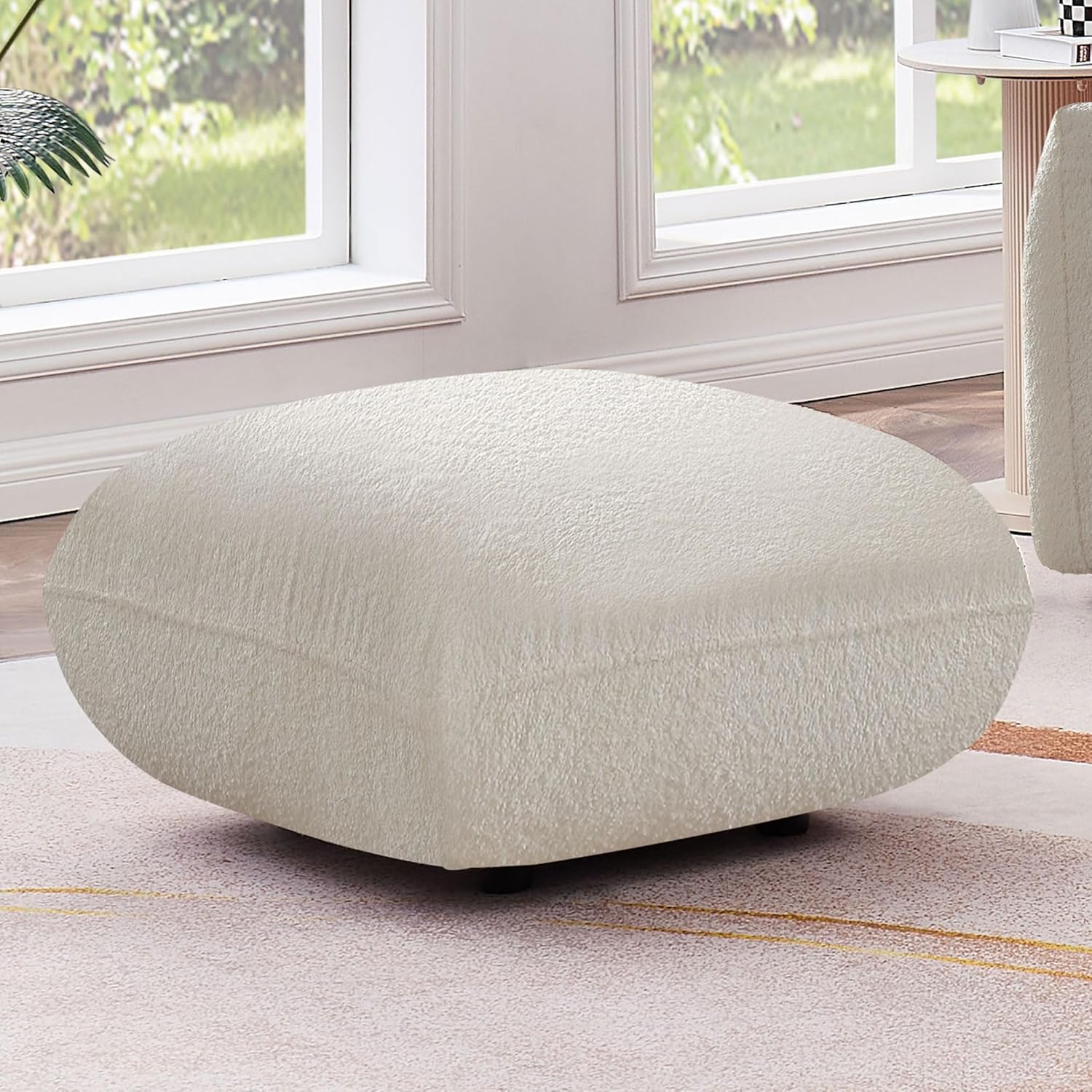 Beige Sectional Sofa with Moveable Ottoman K227653