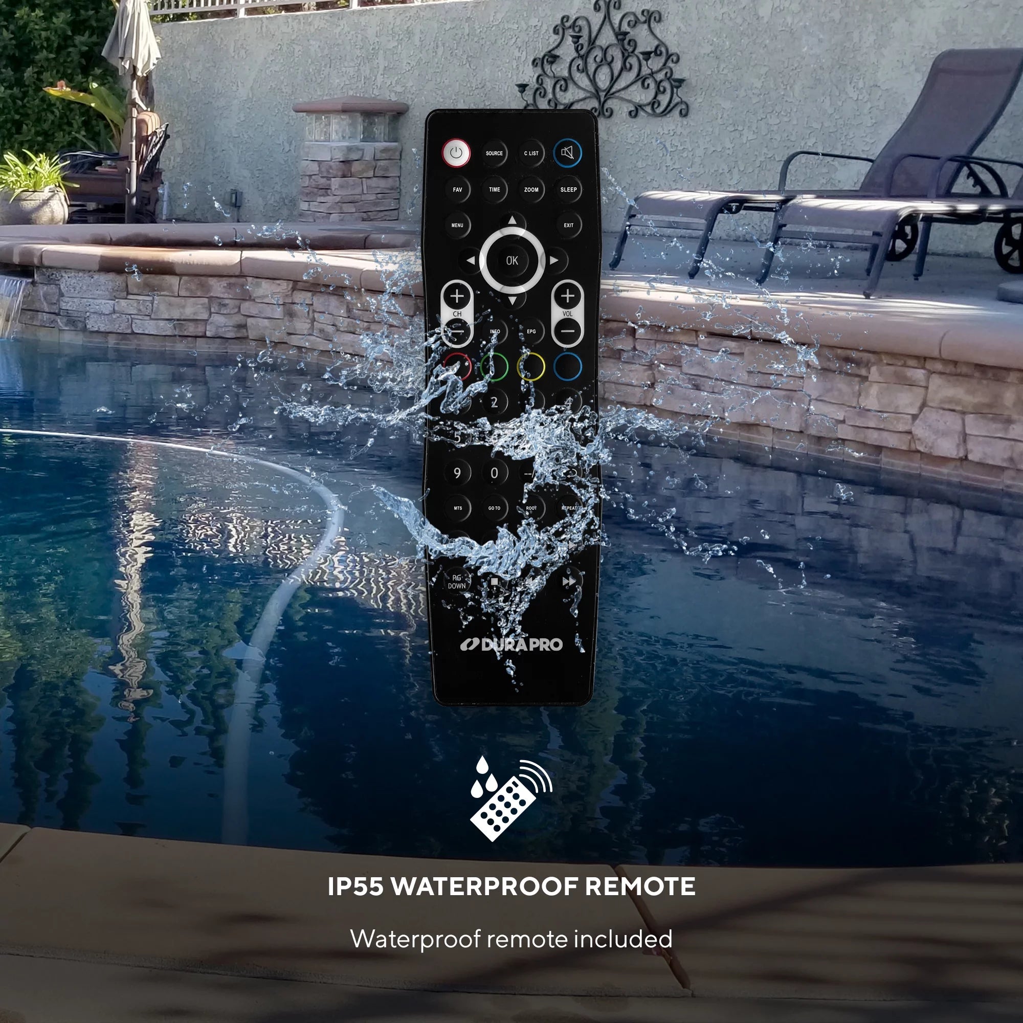 43" Outdoor Partial Shade 4K UHD LED TV with Waterproof Remote M95294
