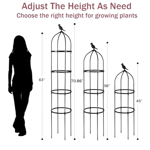 White 1Pack 6ft Round Trellis C11761