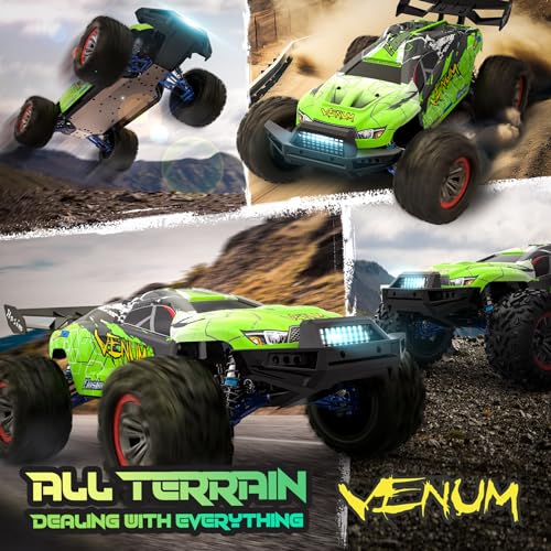 Mini 1:8 RC Car, Remote Control Truck 4X4 Waterproof 2.4GHZ Off Road with 3S Battery C821