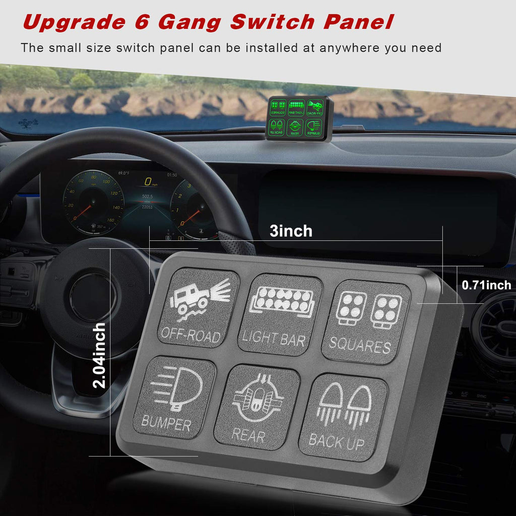 6 Gang Switch Panel Kit Circuit Control Box R593161