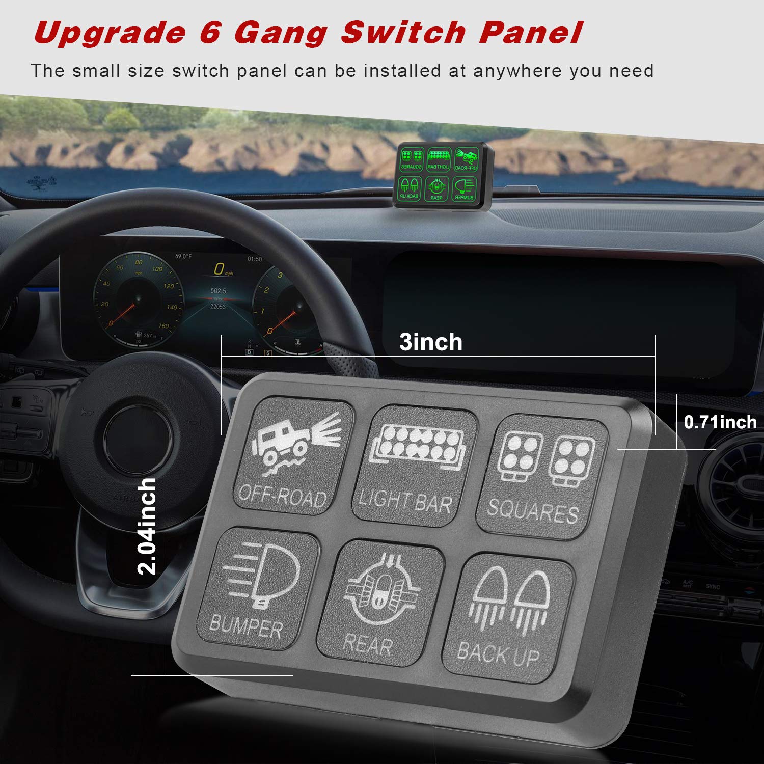 6 Gang Switch Panel Kit Circuit Control Box R593161
