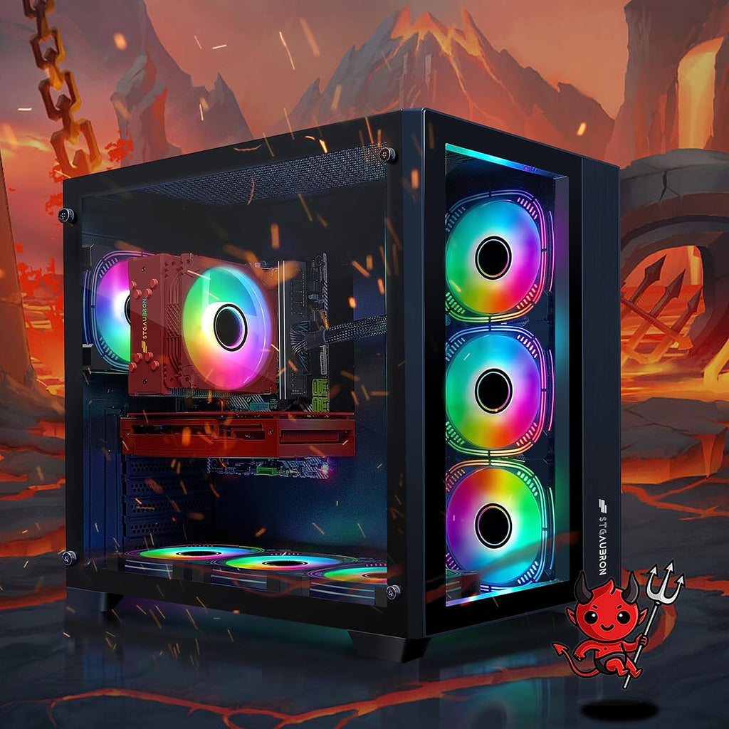 Gaming Desktop PC, GeForce RTX 3060 12G, Intel Core i7-10700KF up to 5.1G, 16G DDR4, 1T SSD, WiFi, BT 5.0 X906