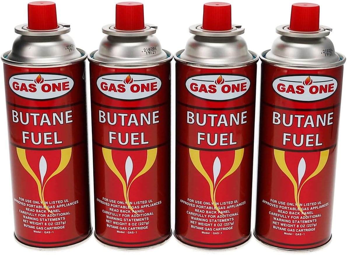 4 Pack Butane Fuel Canister B8988