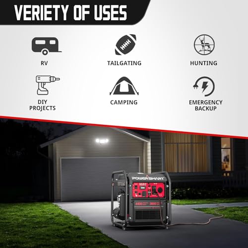 4400-Watt Portable Generator with Inverter Technology, Gas Powered L7881