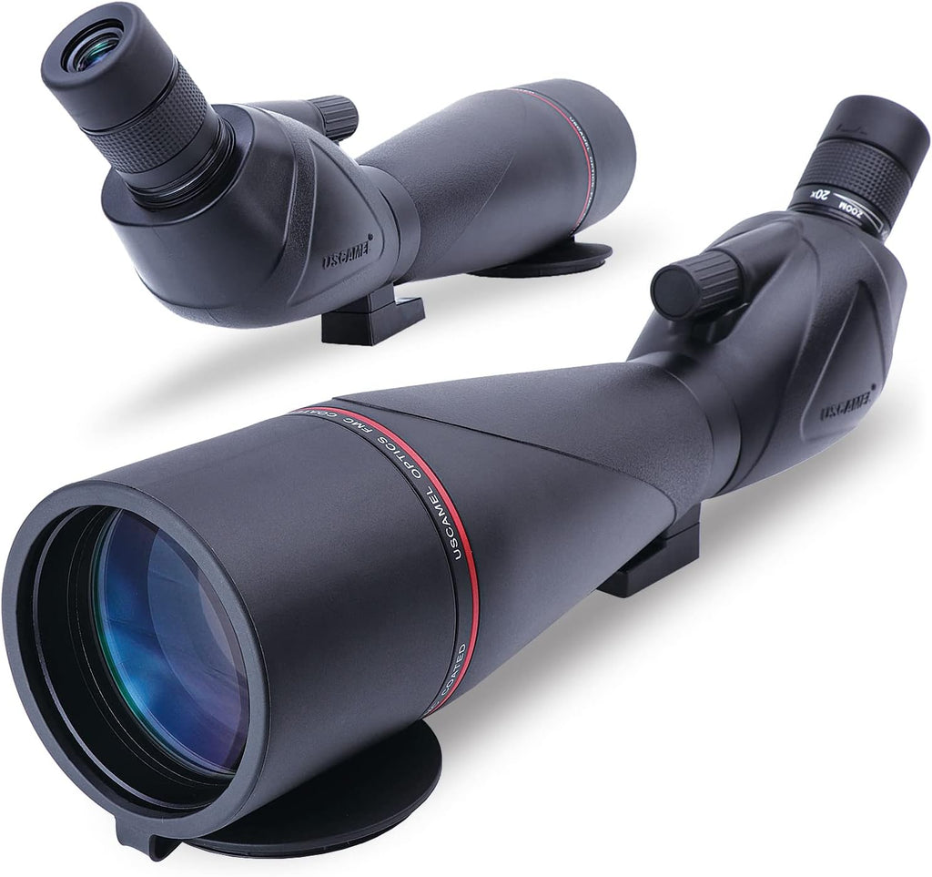 20-60x80 Waterproof BAK4 Spotting Scope with Tripod E116