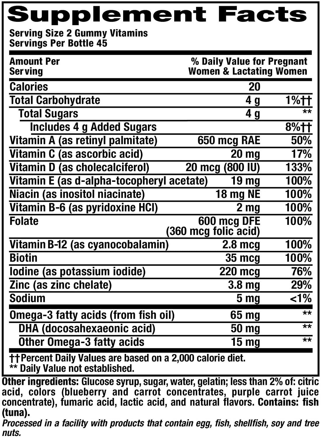 90 CT Prenatal Gummy Chews B97033