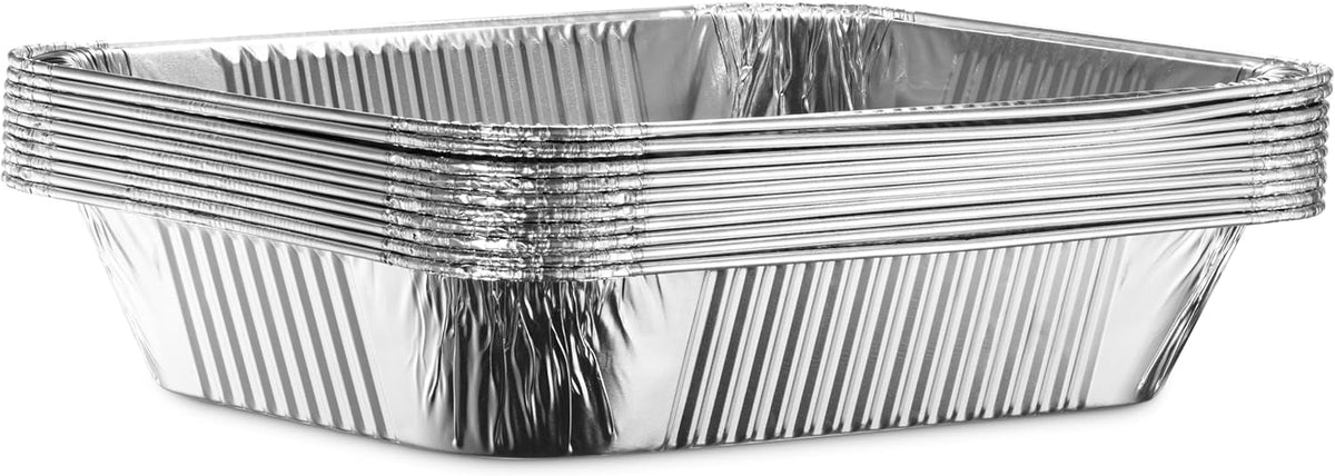 25 Pack 9x13 Aluminum Baking Pans with Lids M85875
