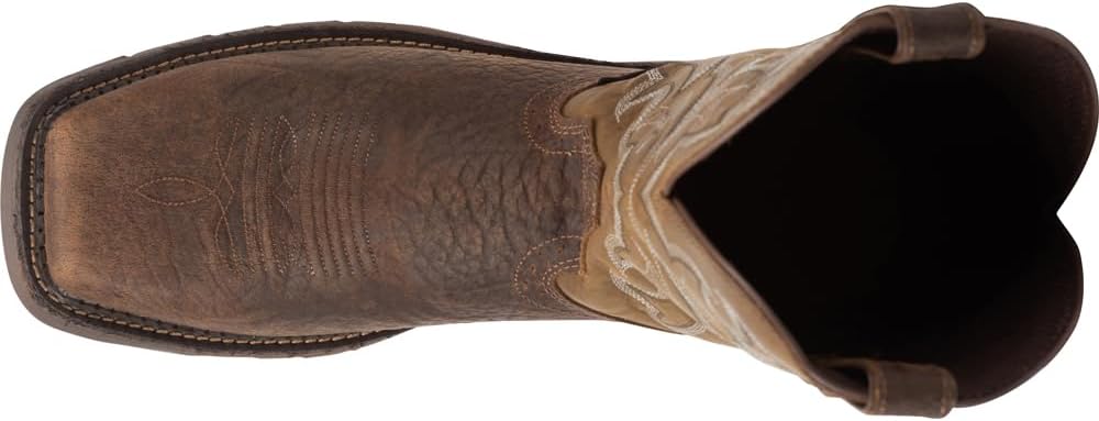 Brown Steel Toe Work Boots D906
