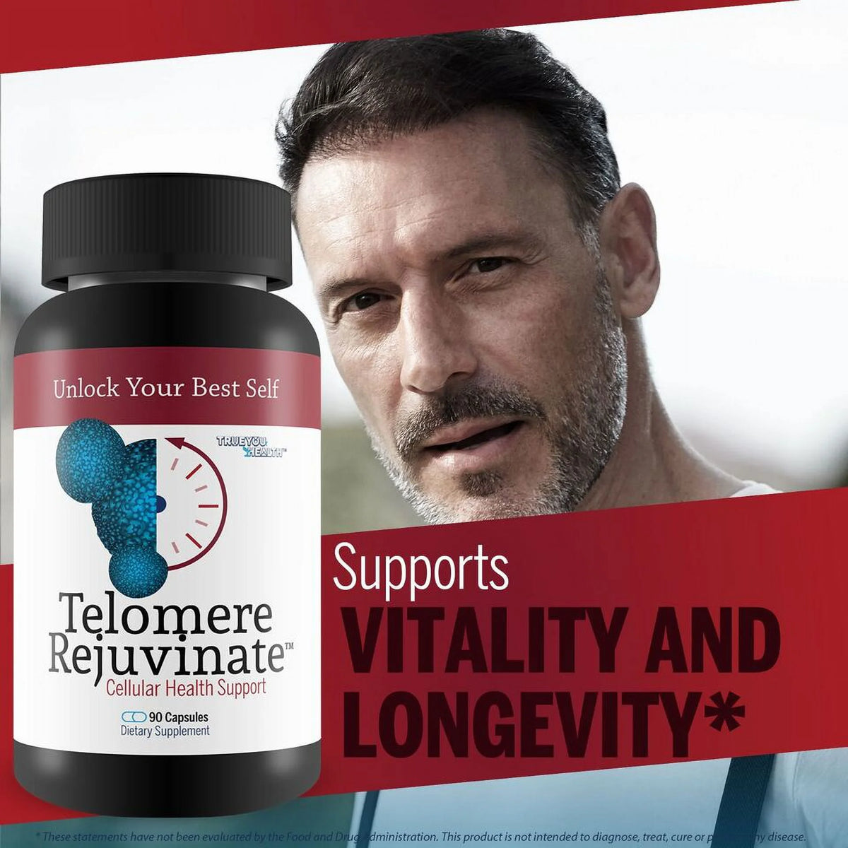90 Capsule Telomere Support Supplement U270635