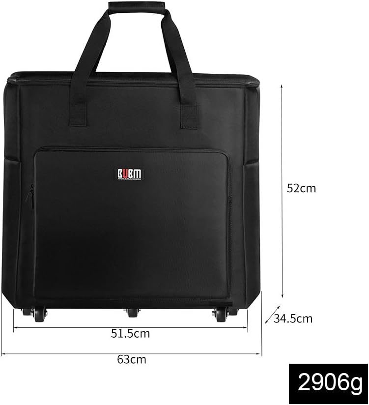 Desktop PC Computer Travel Storage Carrying Case Bag with Wheels (27 Inch) B19047