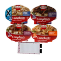4 Pack Chicken Alfredo, Tender Beef, Chicken Noodle, Meatloaf O189635