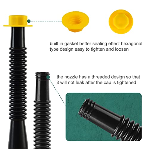 Black Gas Can Nozzle Replacement Kit K77713