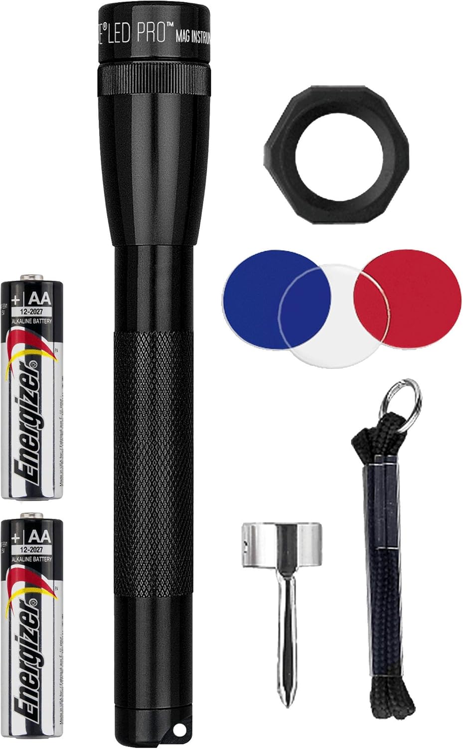 Mini Led 2 Cell Aa Pro Flashlights Black R20499