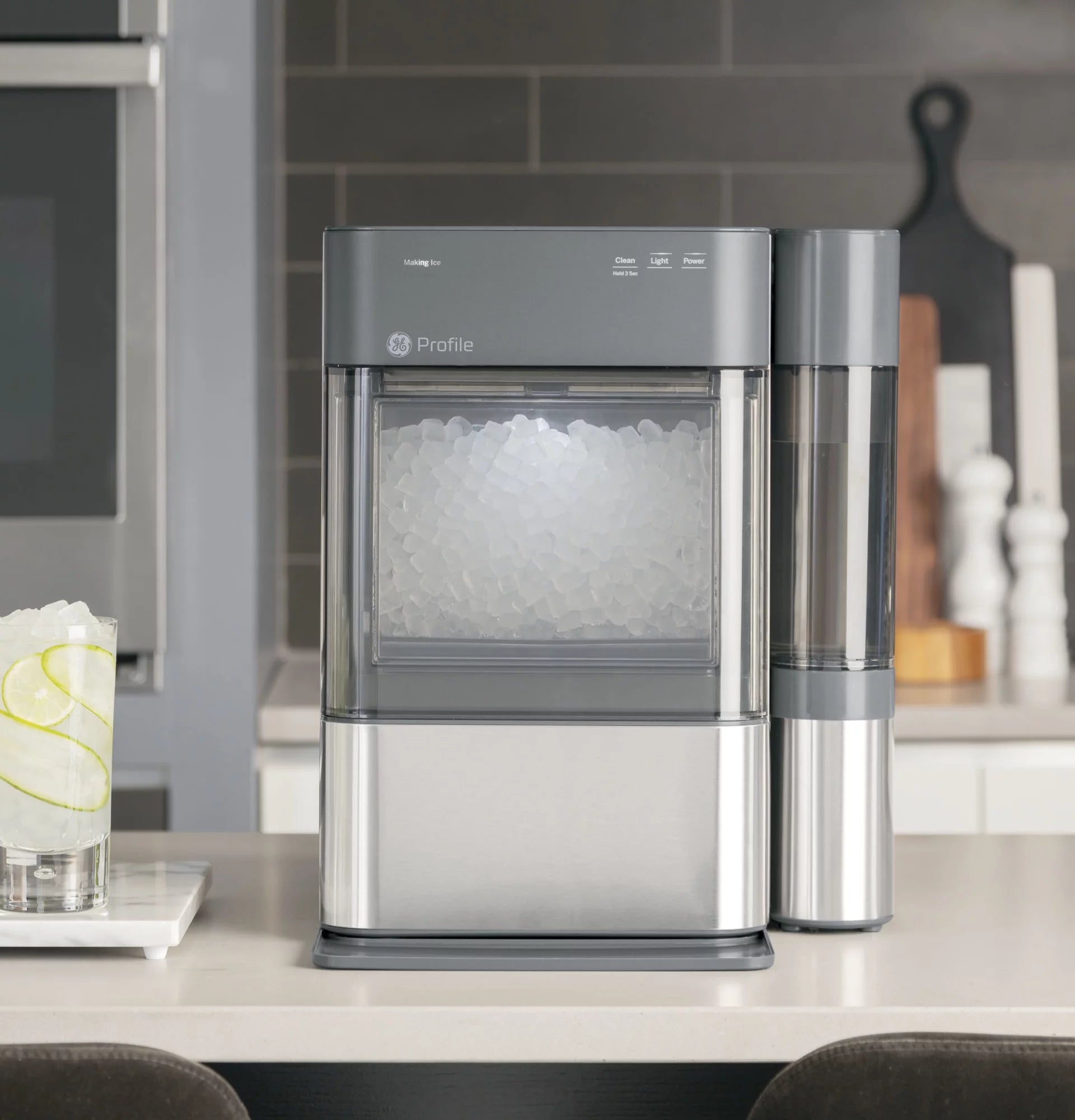 Countertop Nugget Ice Maker with Stainless Steel C7412