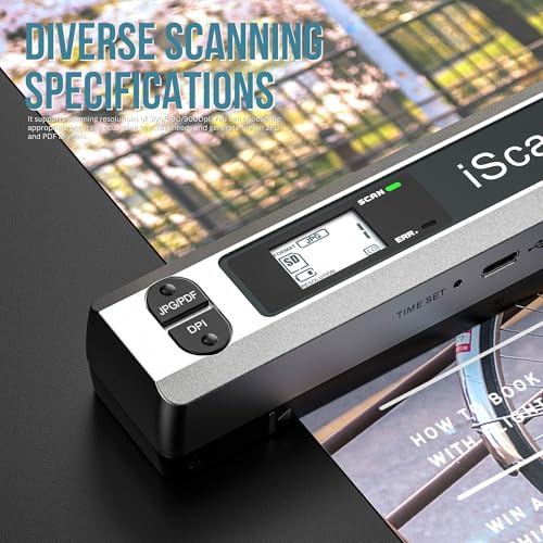 Wireless A4 Document Scanner with 16GB Card V833