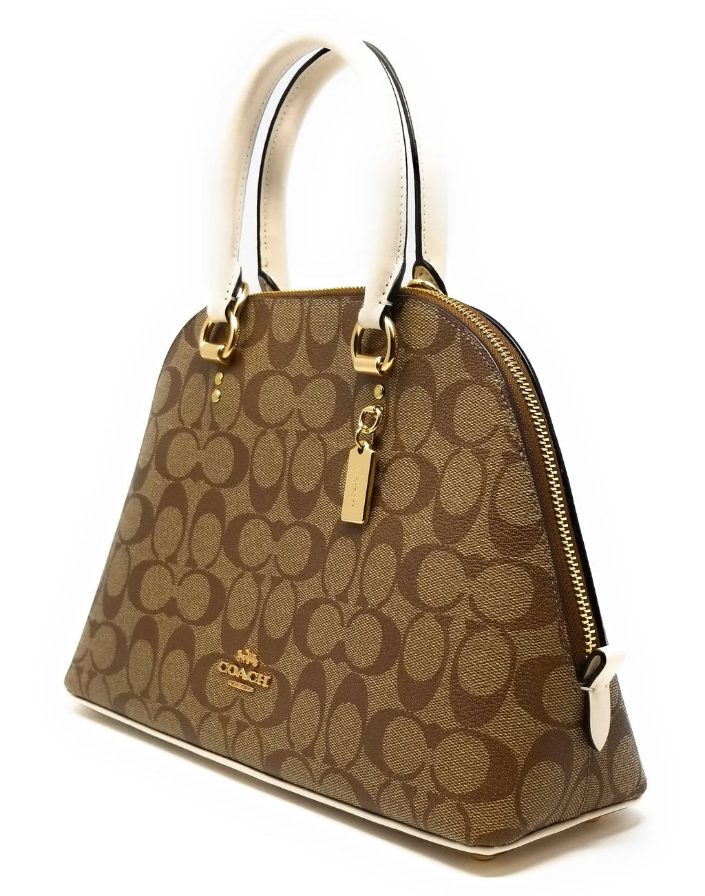 Signature Canvas Satchel O876