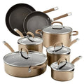 12 Piece Hard Anodized Nonstick Cookware Set Z8962
