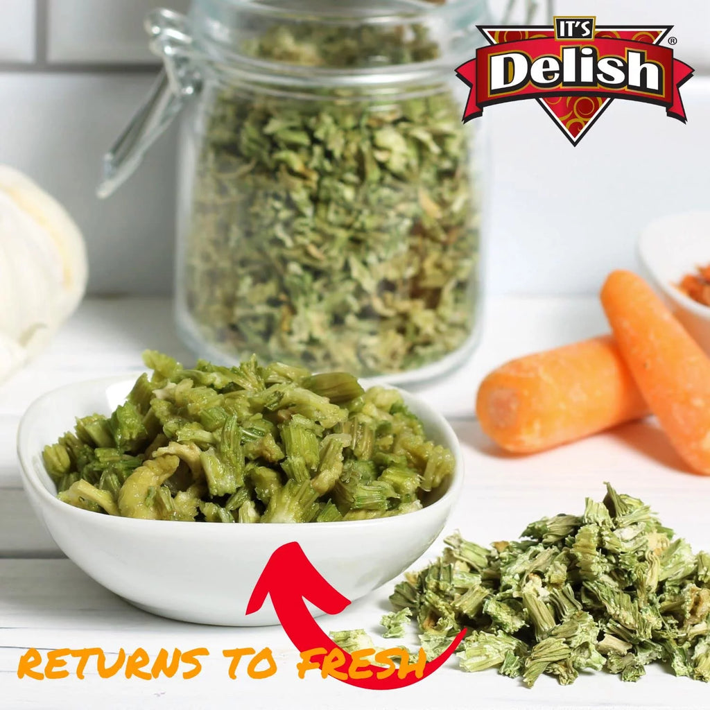 Dried Celery Flakes, 1 Lb (16 Oz) Bulk Bag, Dehydrated Chopped Crosscut Celery Stalk & Leaf D30612