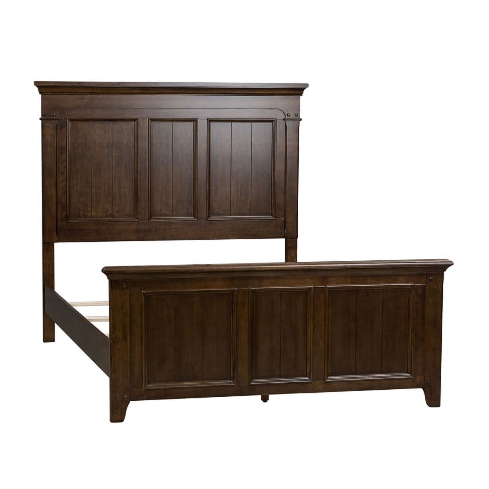 Queen Panel Bed and 9 Drawer Dresser G18072