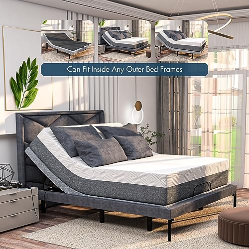 Queen Adjustable Bed Frame with Wireless Remote O745363