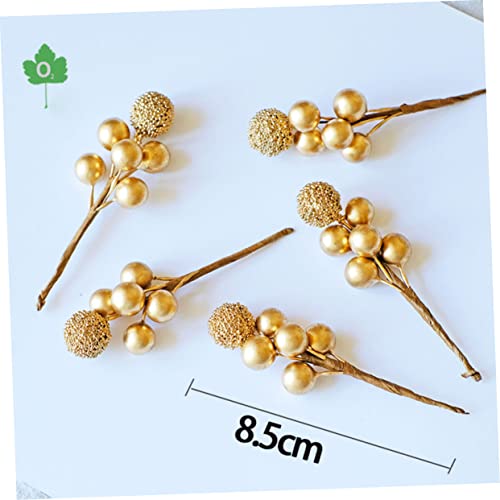 20 Pcs Red Berry Picks Artificial Christmas Decor N408859