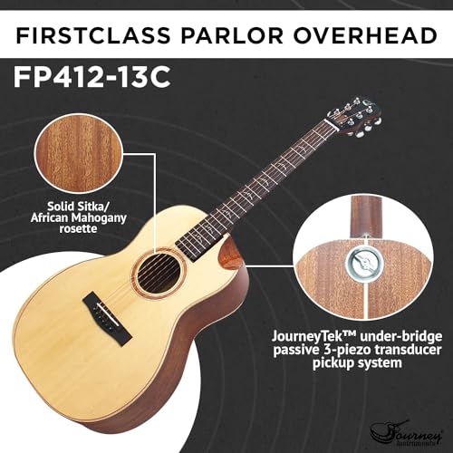 Travel Guitar with Collapsible Patented System Portable Backpack Case African Mahogany V83230