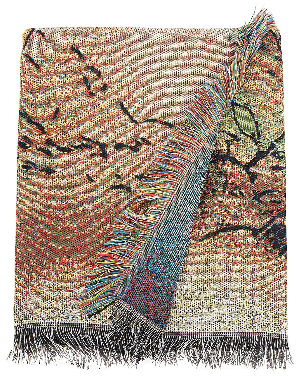 Vintage Woven Tapestry Throw Blanket N850947