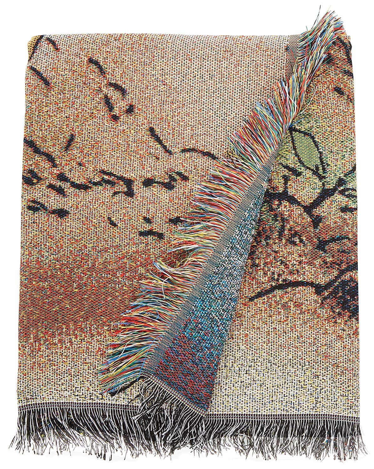 Vintage Woven Tapestry Throw Blanket N850947