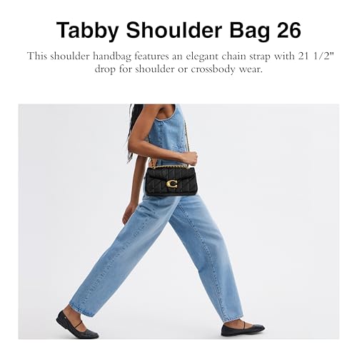 Quilted Leather Shoulder Bag 26 T79377