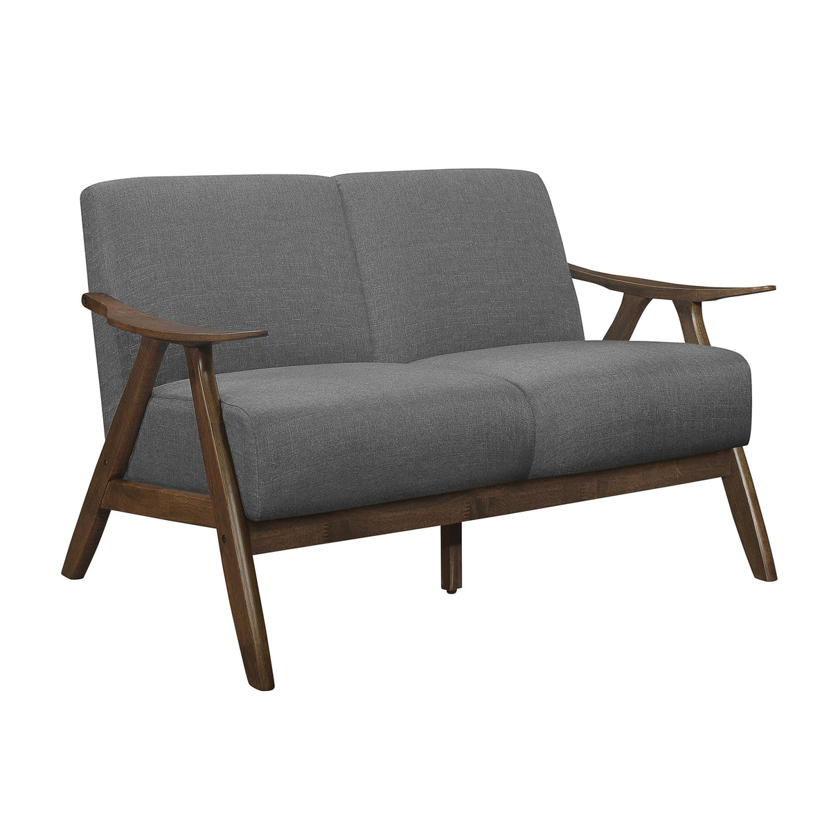 Gray Loveseat I7203